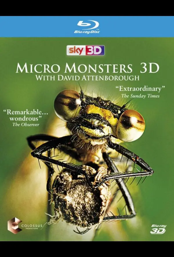 Микромонстры 3D с Дэвидом Аттенборо — постер